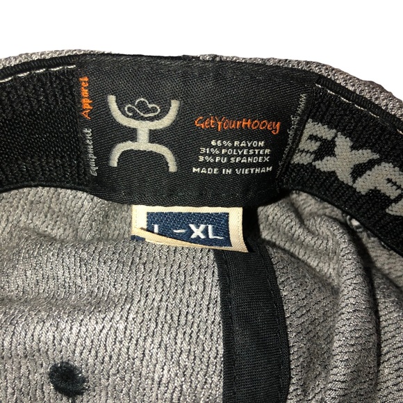 Hooey Dallas Cowboys Coach 2 Tone Grey Flexfit Ball Cap; Football Coach Hat - Picture 8 of 9